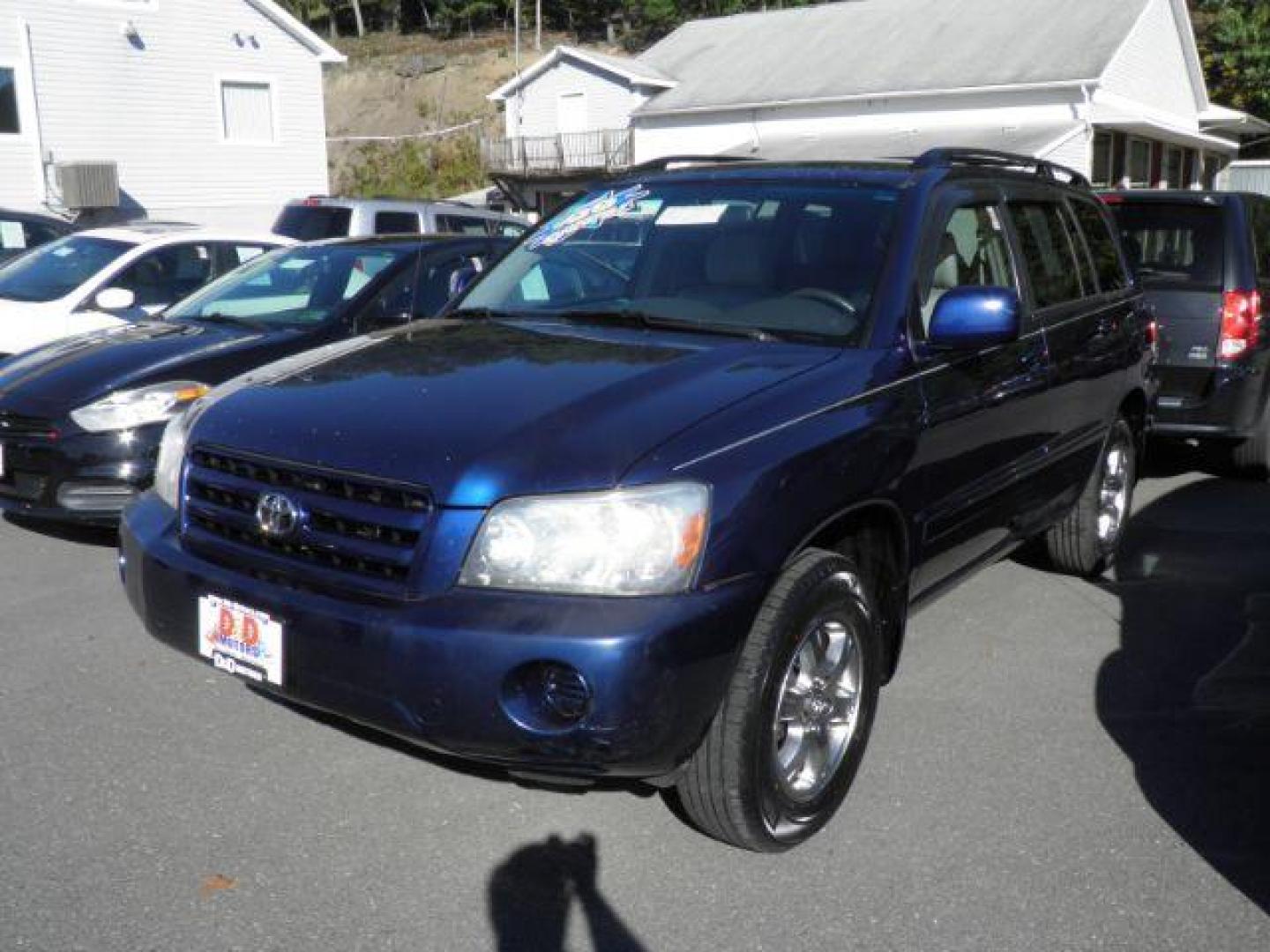 2004 Blue Toyota Highlander V6 4WD (JTEEP21A040) with an 3.3L V6 engine, AT transmission, located at 15520 McMullen Hwy SW, Belair, MD, 21502, (301) 729-3700, 39.581375, -78.846451 - Photo#0
