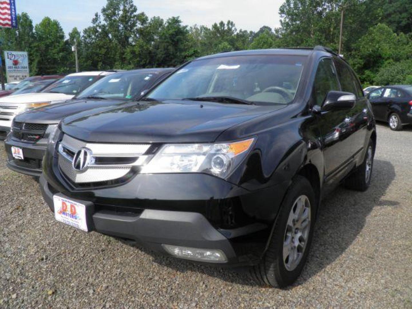 2007 Black Acura MDX Technology Package (2HNYD28307H) with an 3.7L V6 engine, AT transmission, located at 19521 New George's Creek Rd SW, Barton, MD, 21521, (301) 463-2404, 39.524323, -79.017906 - Photo#0