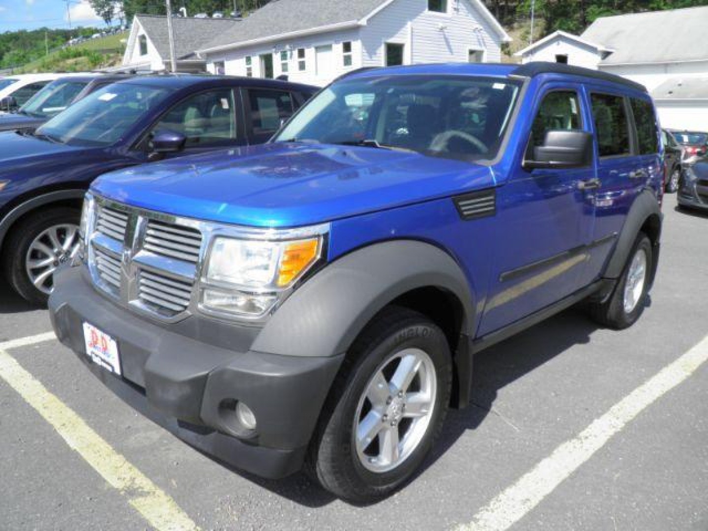 2007 BLUE Dodge Nitro SXT (1D8GU28K87W) with an 3.7L V6 engine, AT transmission, located at 15520 McMullen Hwy SW, Belair, MD, 21502, (301) 729-3700, 39.581375, -78.846451- Photo#0