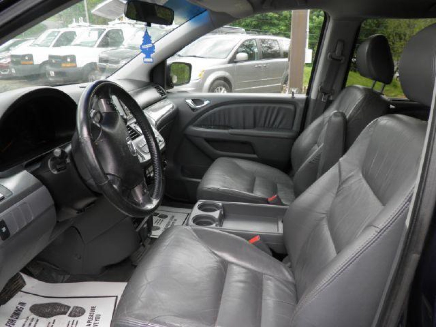 2007 BLUE Honda Odyssey EX-L w/ DVD (5FNRL38737B) with an 3.5L V6 engine, AT transmission, located at 19521 New George's Creek Rd SW, Barton, MD, 21521, (301) 463-2404, 39.524323, -79.017906 - Photo#1
