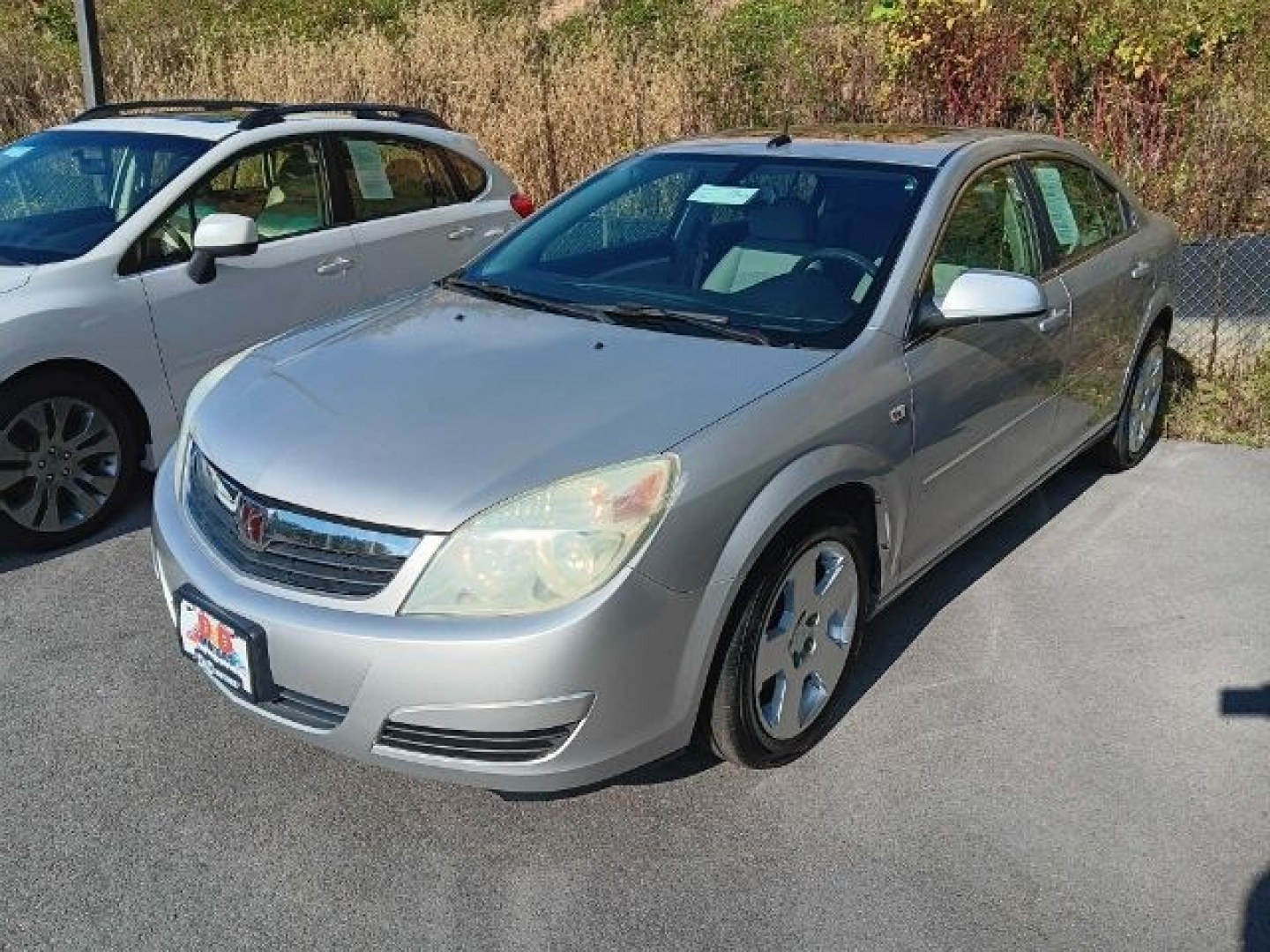 2007 GRAY Saturn Aura XE (1G8ZS57N47F) with an 3.5L V6 engine, AT transmission, located at 15520 McMullen Hwy SW, Belair, MD, 21502, (301) 729-3700, 39.581375, -78.846451- Photo#0