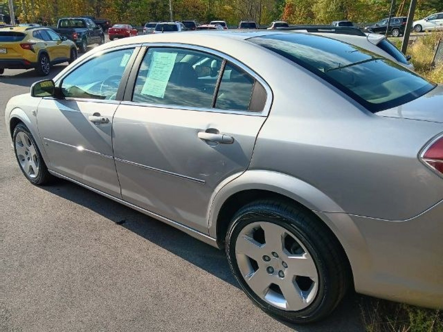 2007 GRAY Saturn Aura XE (1G8ZS57N47F) with an 3.5L V6 engine, AT transmission, located at 15520 McMullen Hwy SW, Belair, MD, 21502, (301) 729-3700, 39.581375, -78.846451- Photo#3