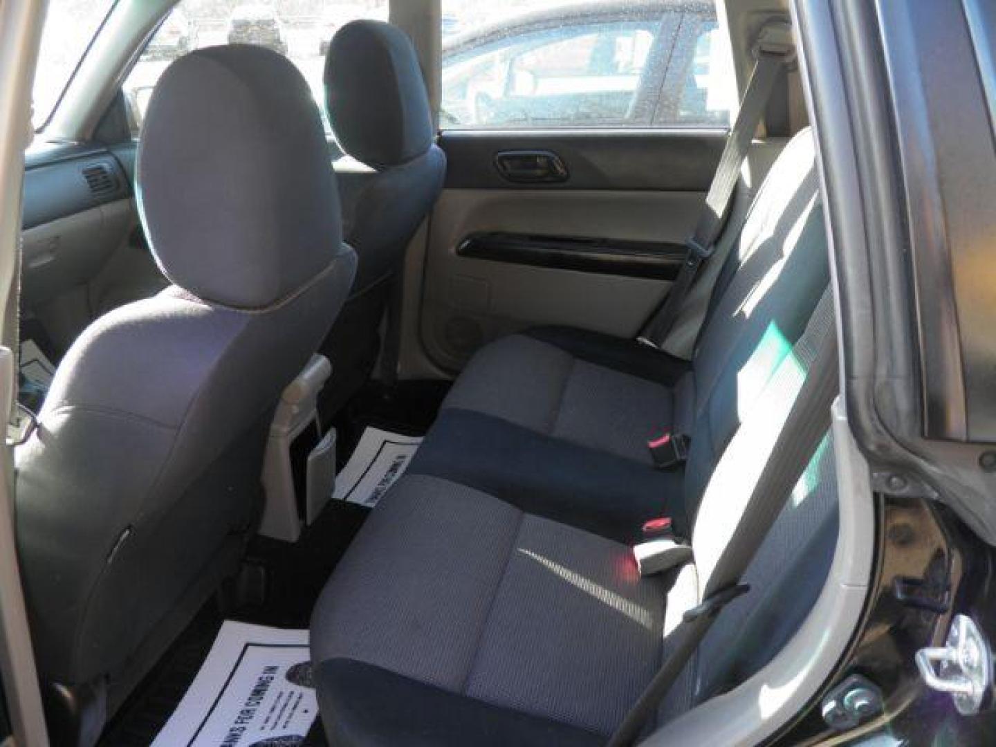 2007 BLACK Subaru Forester Sport 2.5X (JF1SG63607G) with an 2.5L H4 SOHC 16V engine, MAN transmission, located at 15520 McMullen Hwy SW, Belair, MD, 21502, (301) 729-3700, 39.581375, -78.846451 - Photo#3