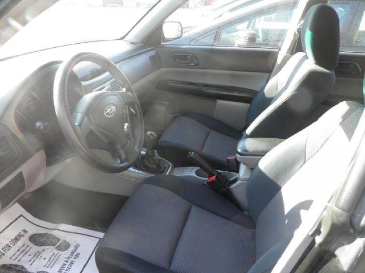 2007 BLACK Subaru Forester Sport 2.5X (JF1SG63607G) with an 2.5L H4 SOHC 16V engine, MAN transmission, located at 15520 McMullen Hwy SW, Belair, MD, 21502, (301) 729-3700, 39.581375, -78.846451 - Photo#1