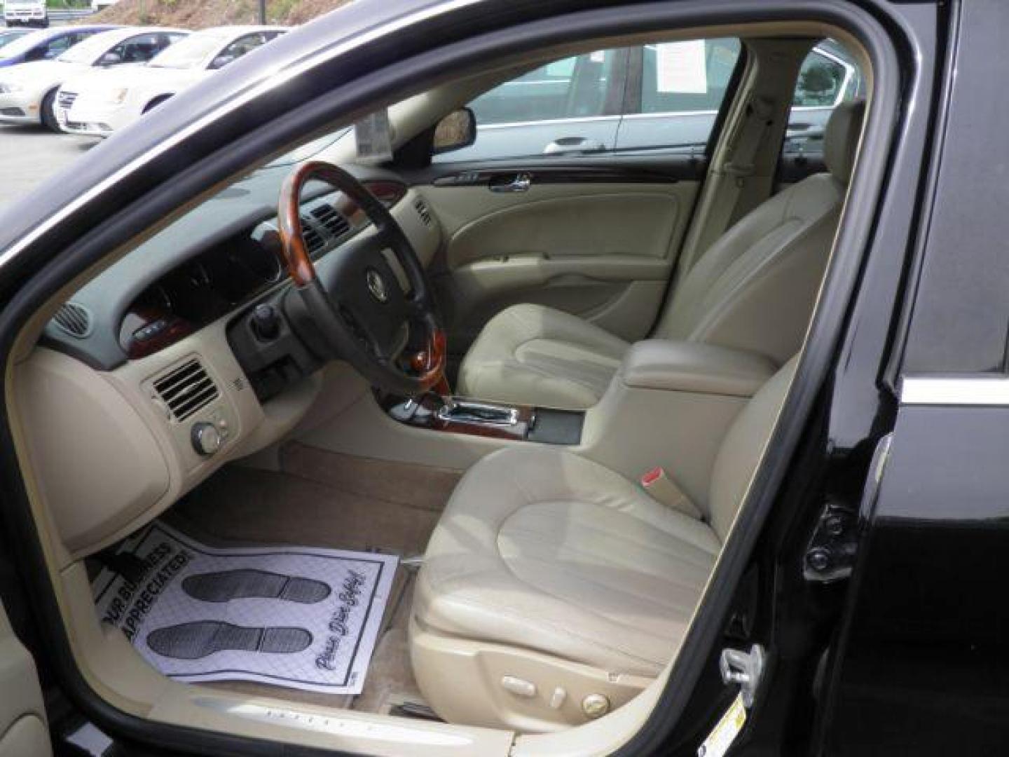 2008 BLACK Buick Lucerne CXL (1G4HD57228U) with an 3.8 V6 engine, AT transmission, located at 15520 McMullen Hwy SW, Belair, MD, 21502, (301) 729-3700, 39.581375, -78.846451 - Photo#1