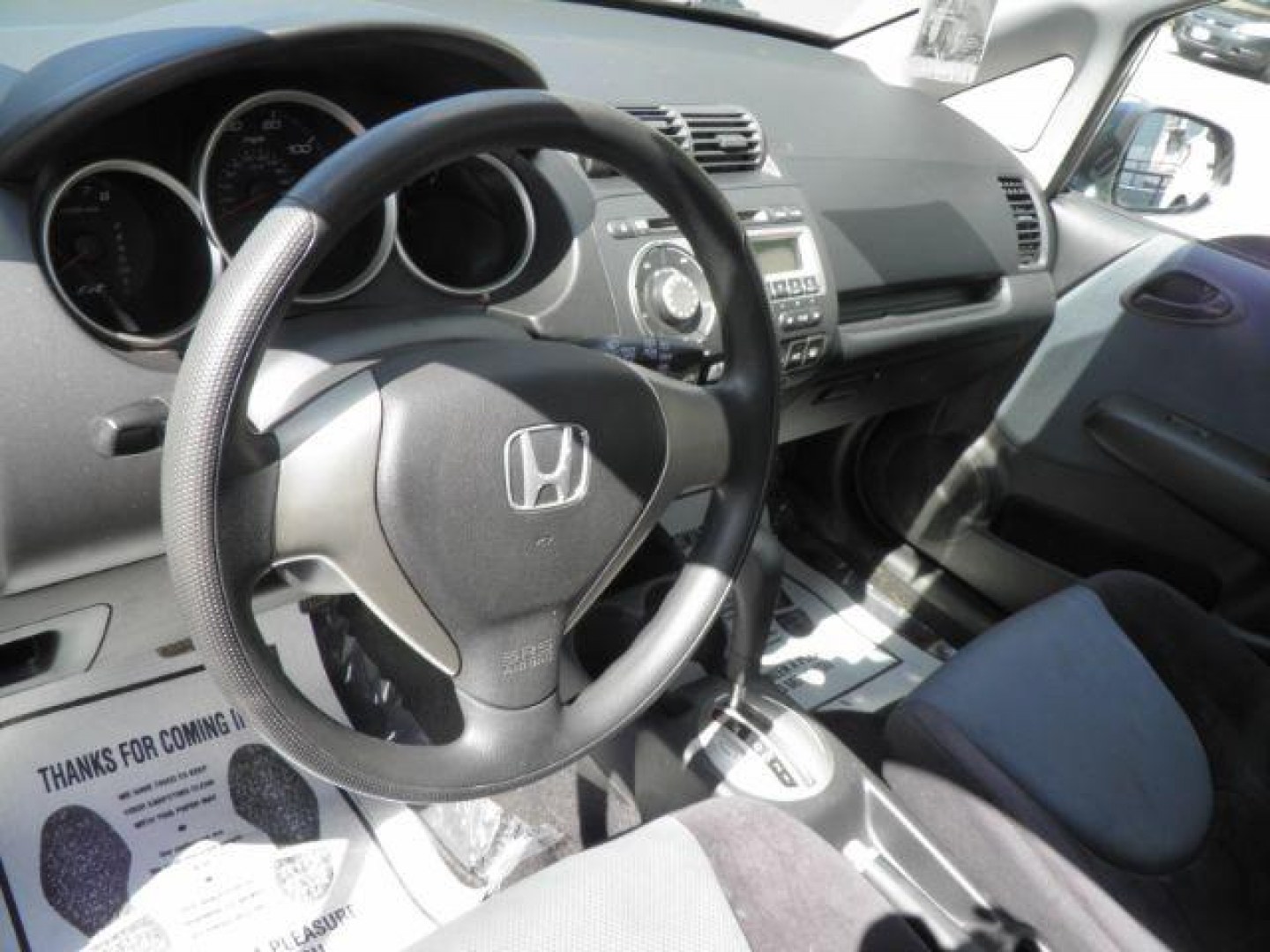 2008 SILVER Honda Fit 5-Speed AT (JHMGD38428S) with an 1.5L L4 engine, AT transmission, located at 15520 McMullen Hwy SW, Belair, MD, 21502, (301) 729-3700, 39.581375, -78.846451- Photo#2