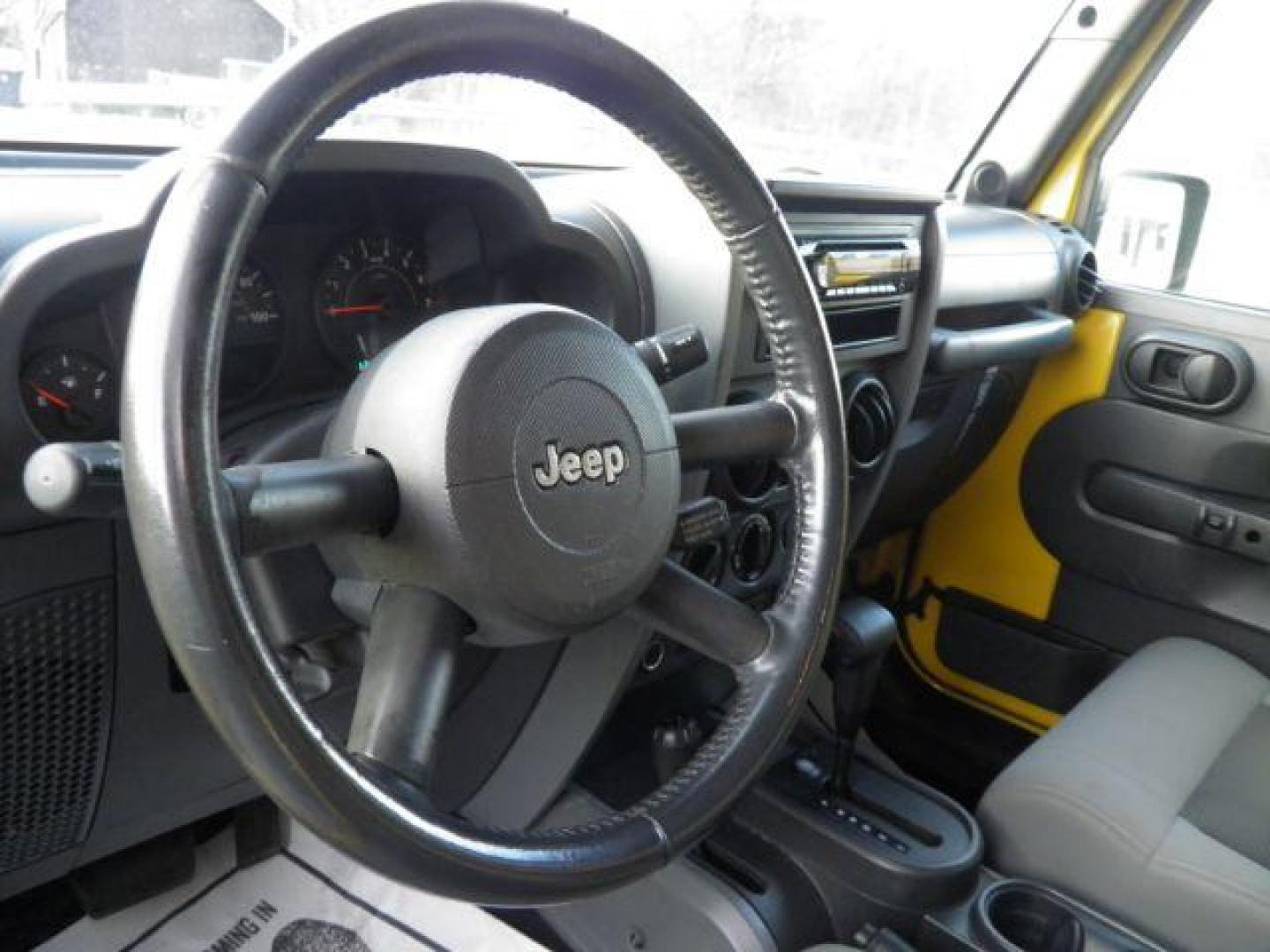 2008 Yellow Jeep Wrangler Unlimited X (1J8GA39198L) with an 3.8L V6 engine, AT transmission, located at 15520 McMullen Hwy SW, Belair, MD, 21502, (301) 729-3700, 39.581375, -78.846451 - Photo#2