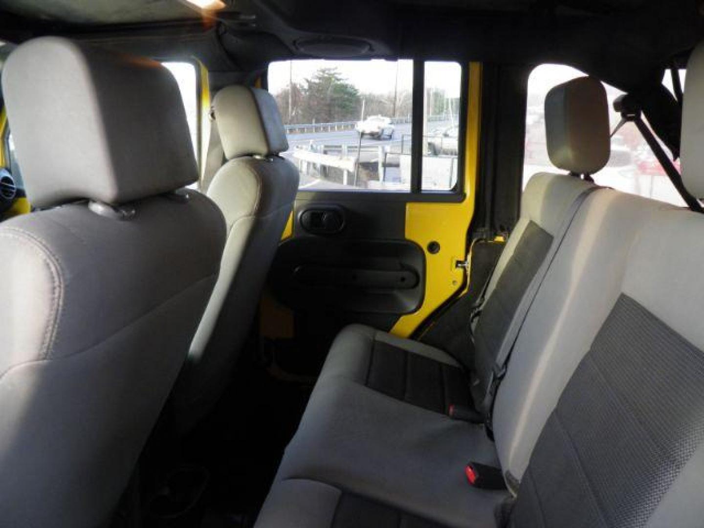 2008 Yellow Jeep Wrangler Unlimited X (1J8GA39198L) with an 3.8L V6 engine, AT transmission, located at 15520 McMullen Hwy SW, Belair, MD, 21502, (301) 729-3700, 39.581375, -78.846451 - Photo#3