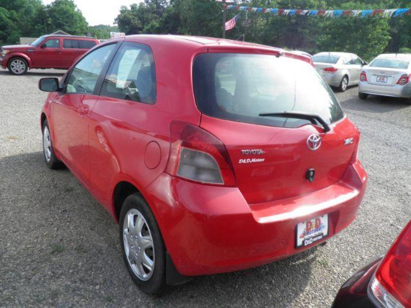 2008 Red Toyota Yaris Liftback S (JTDJT923185) with an 1.5L I4 engine, AT transmission, located at 19521 New George's Creek Rd SW, Barton, MD, 21521, (301) 463-2404, 39.524323, -79.017906 - Photo#5
