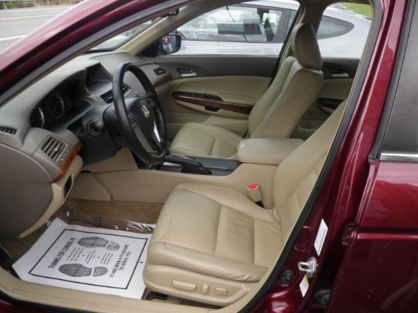 2009 Maroon Honda Accord EX-L (1HGCP36809A) with an 3.5L V6 engine, AT transmission, located at 15520 McMullen Hwy SW, Belair, MD, 21502, (301) 729-3700, 39.581375, -78.846451 - Photo#1