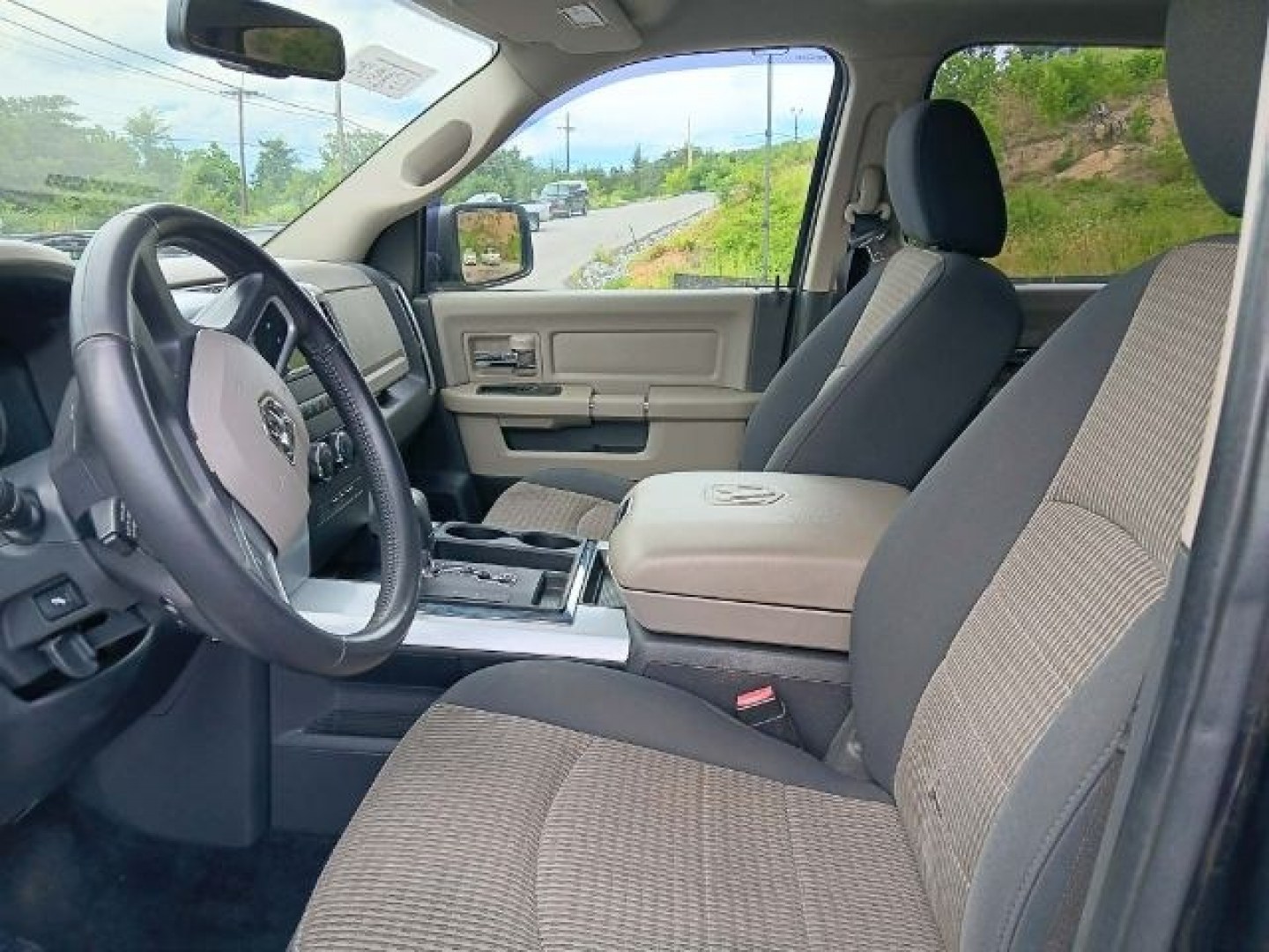 2010 BLACK Dodge Ram 1500 SLT/Sport/TRX (1D7RB1CT4AS) with an 5.7L V8 engine, AT transmission, located at 15520 McMullen Hwy SW, Belair, MD, 21502, (301) 729-3700, 39.581375, -78.846451- Photo#1