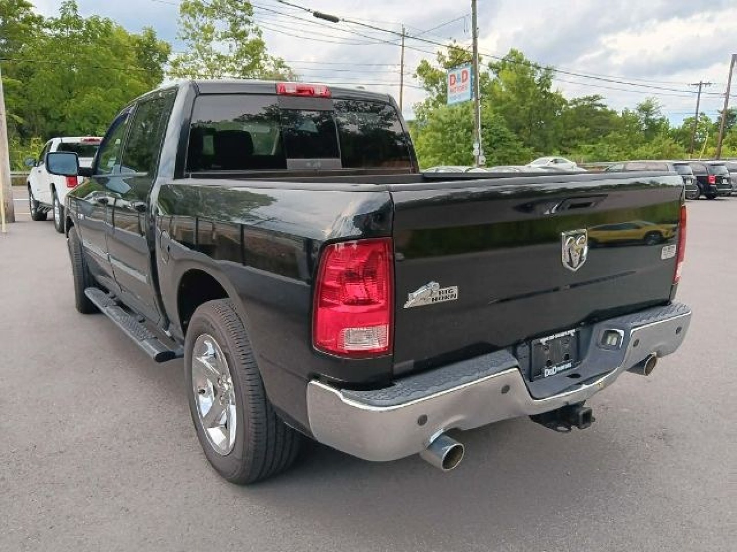 2010 BLACK Dodge Ram 1500 SLT/Sport/TRX (1D7RB1CT4AS) with an 5.7L V8 engine, AT transmission, located at 15520 McMullen Hwy SW, Belair, MD, 21502, (301) 729-3700, 39.581375, -78.846451- Photo#3