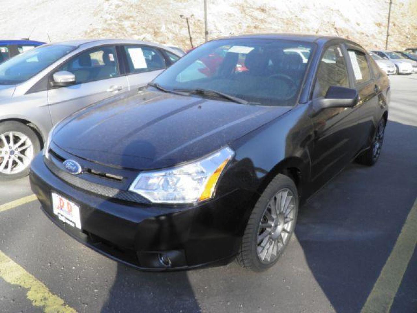 2010 BLACK Ford Focus SES Sedan (1FAHP3GN4AW) with an 2.0L L4 engine, MAN transmission, located at 15520 McMullen Hwy SW, Belair, MD, 21502, (301) 729-3700, 39.581375, -78.846451 - Photo#0