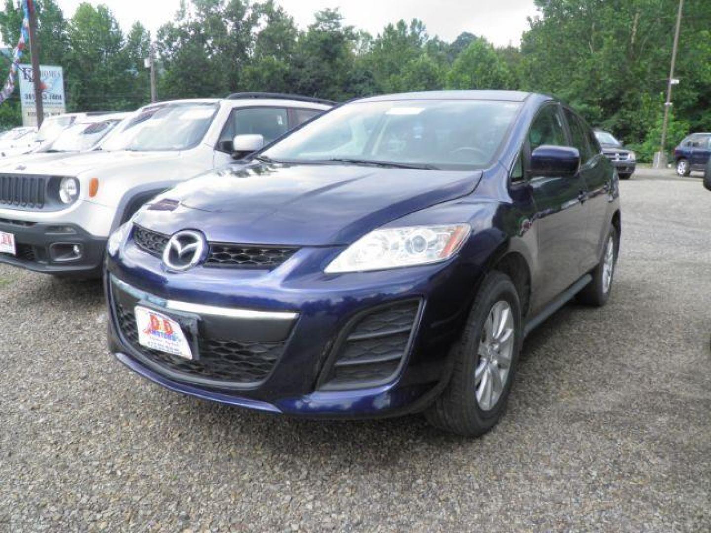 2010 Blue Mazda CX-7 I SV (JM3ER2W59A0) with an 2.5L I4 engine, AT transmission, located at 15520 McMullen Hwy SW, Belair, MD, 21502, (301) 729-3700, 39.581375, -78.846451 - Photo#0