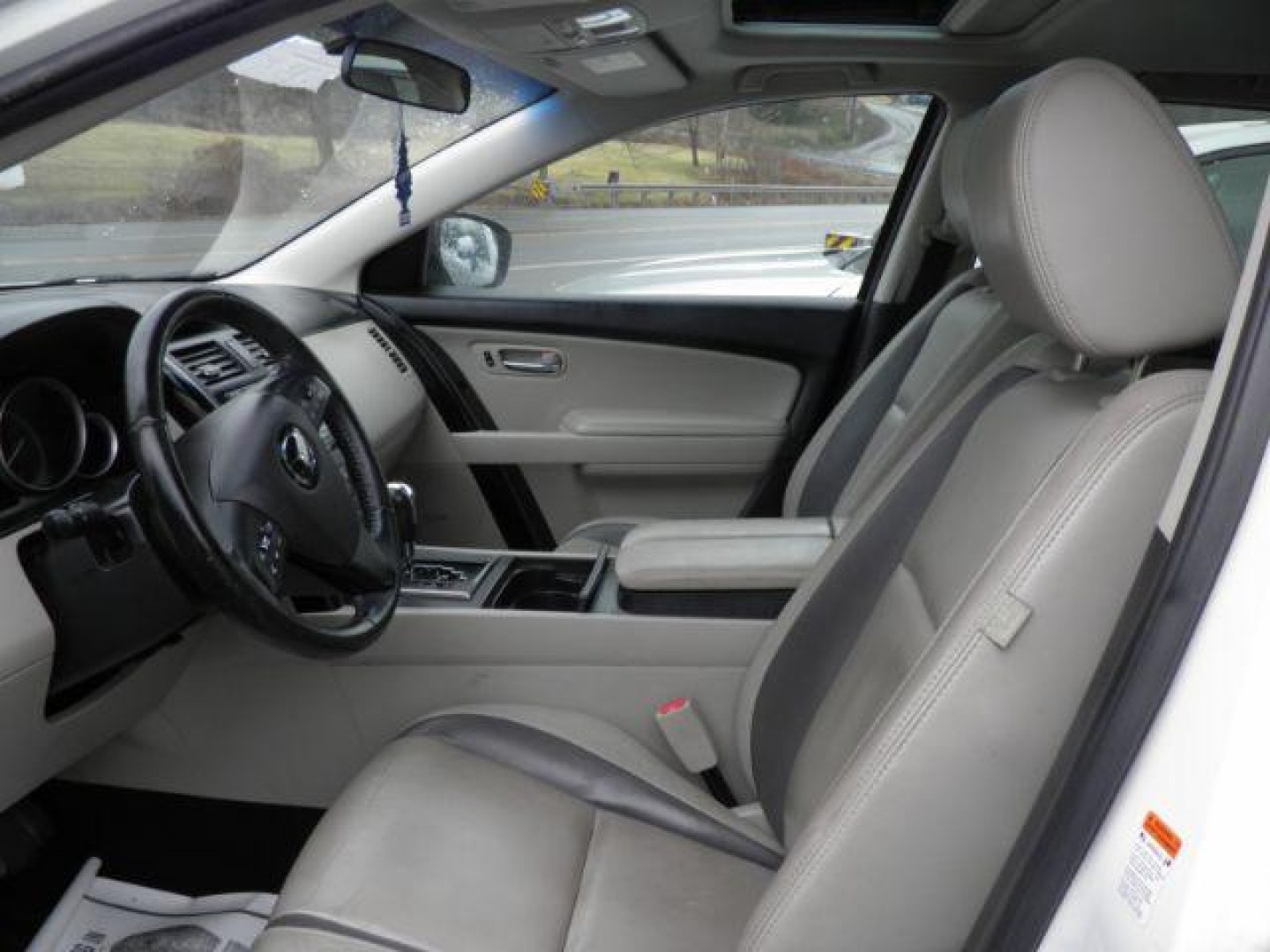 2010 WHITE Mazda CX-9 Touring (JM3TB3MV2A0) with an 3.7L V6 engine, AT transmission, located at 19521 New George's Creek Rd SW, Barton, MD, 21521, (301) 463-2404, 39.524323, -79.017906 - Photo#1