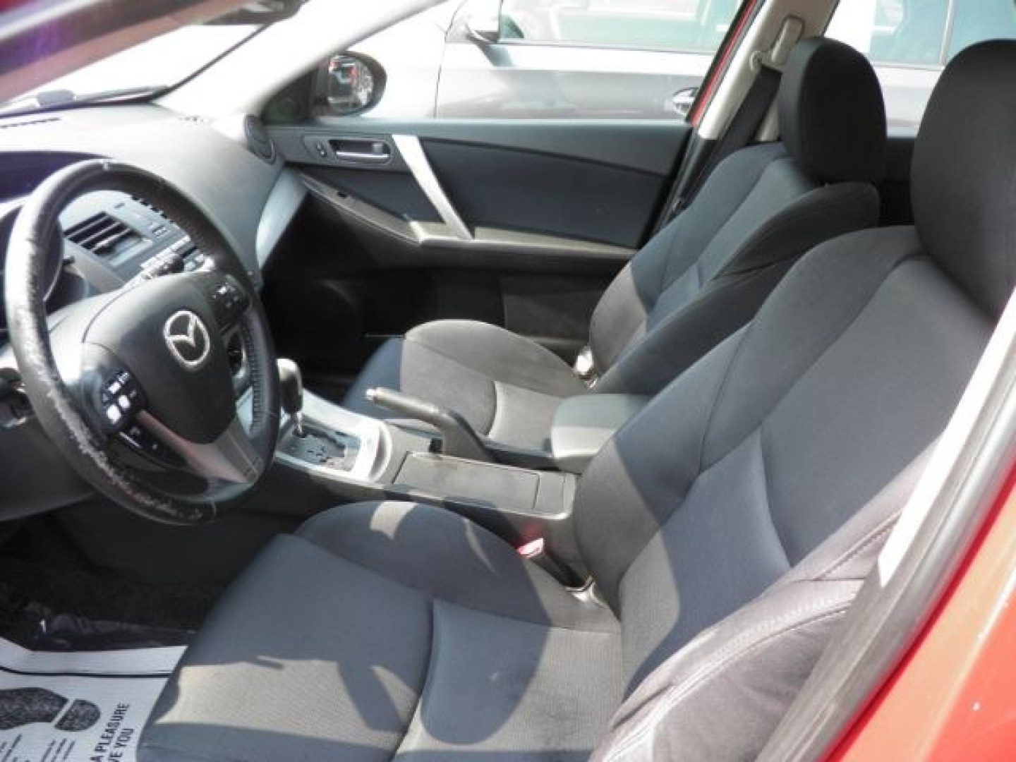 2010 RED Mazda MAZDA3 s Sport 5-Door (JM1BL1H63A1) with an 2.5 L4 engine, AT transmission, located at 15520 McMullen Hwy SW, Belair, MD, 21502, (301) 729-3700, 39.581375, -78.846451- Photo#1