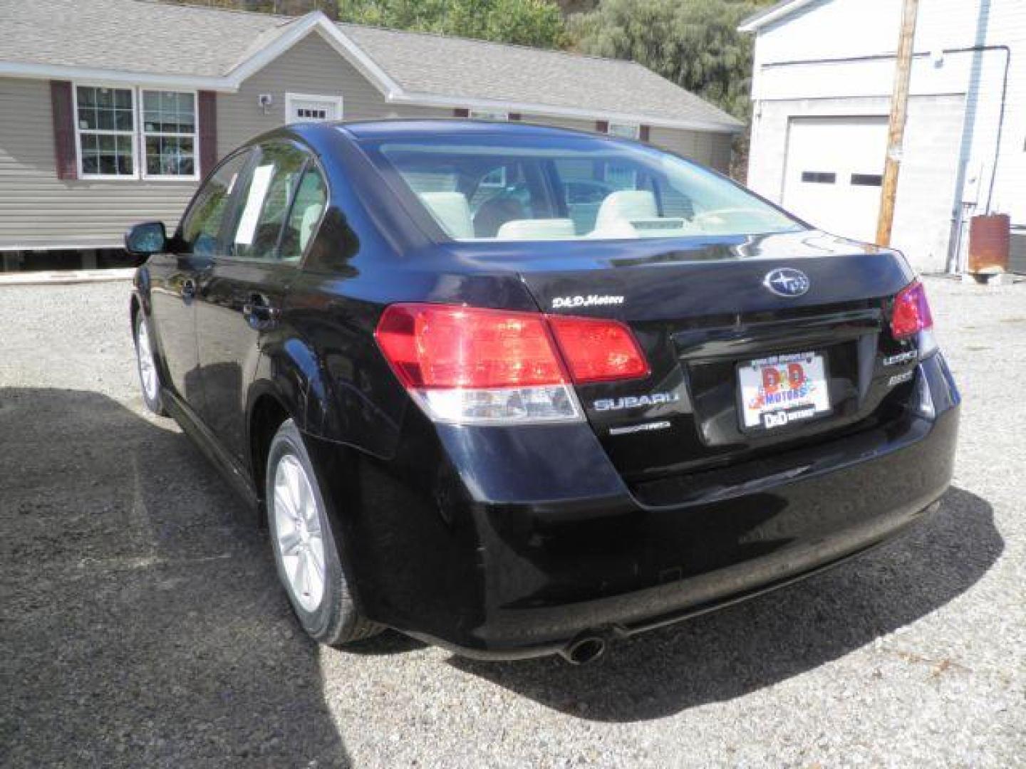 2010 BLACK Subaru Legacy 2.5i Premium (4S3BMBC65A3) with an 2.5 L4 engine, CVT transmission, located at 19521 New George's Creek Rd SW, Barton, MD, 21521, (301) 463-2404, 39.524323, -79.017906 - Photo#4