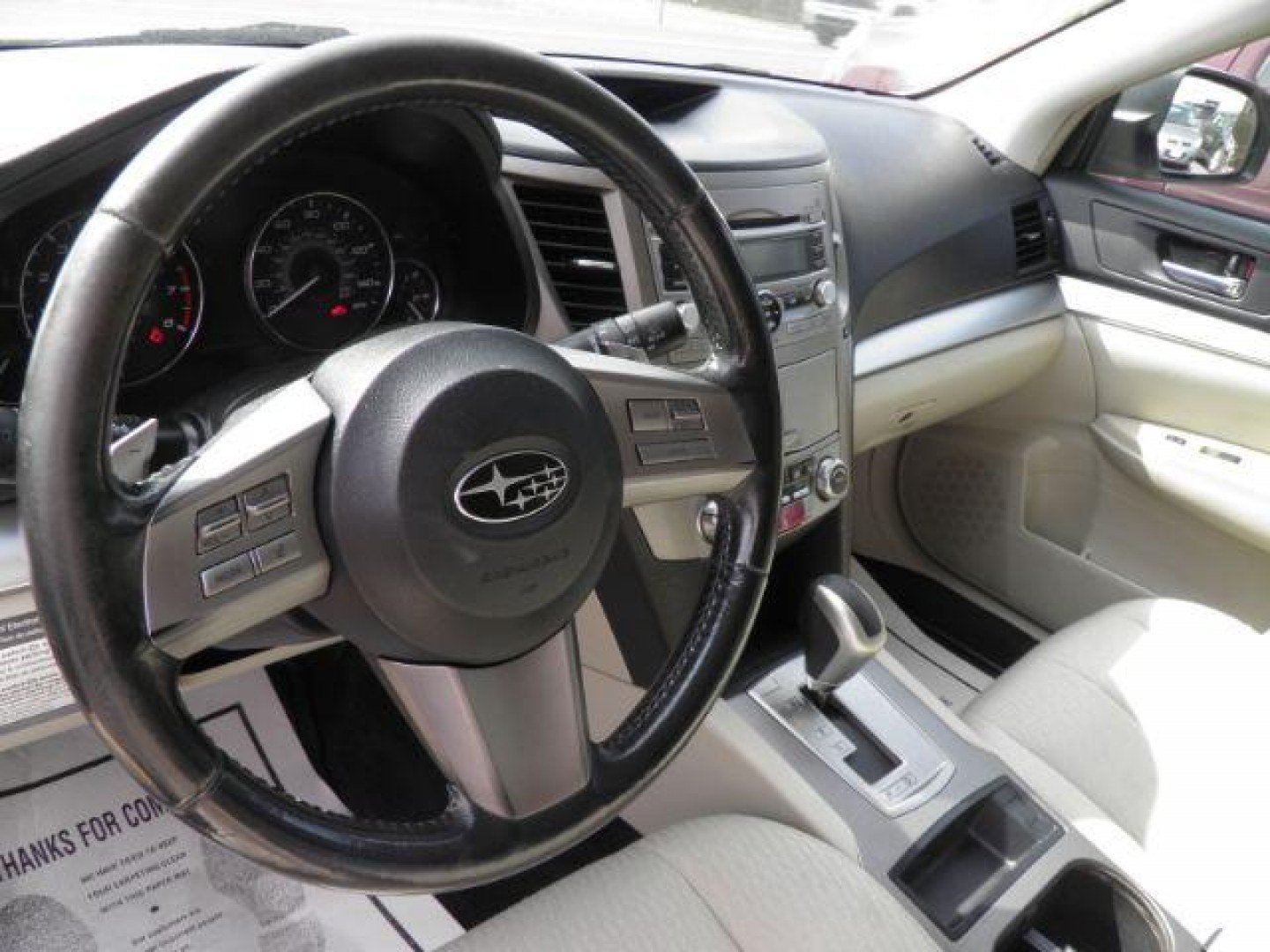 2010 WHITE Subaru Outback 2.5i Premium (4S4BRCBC0A3) with an 2.5 L4 engine, AT transmission, located at 15520 McMullen Hwy SW, Belair, MD, 21502, (301) 729-3700, 39.581375, -78.846451 - Photo#2
