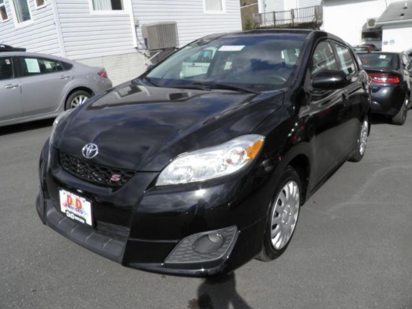 2010 BLACK Toyota Matrix S (2T1LE4EE8AC) with an 2.4L L4 engine, AT transmission, located at 15520 McMullen Hwy SW, Belair, MD, 21502, (301) 729-3700, 39.581375, -78.846451 - Photo#0