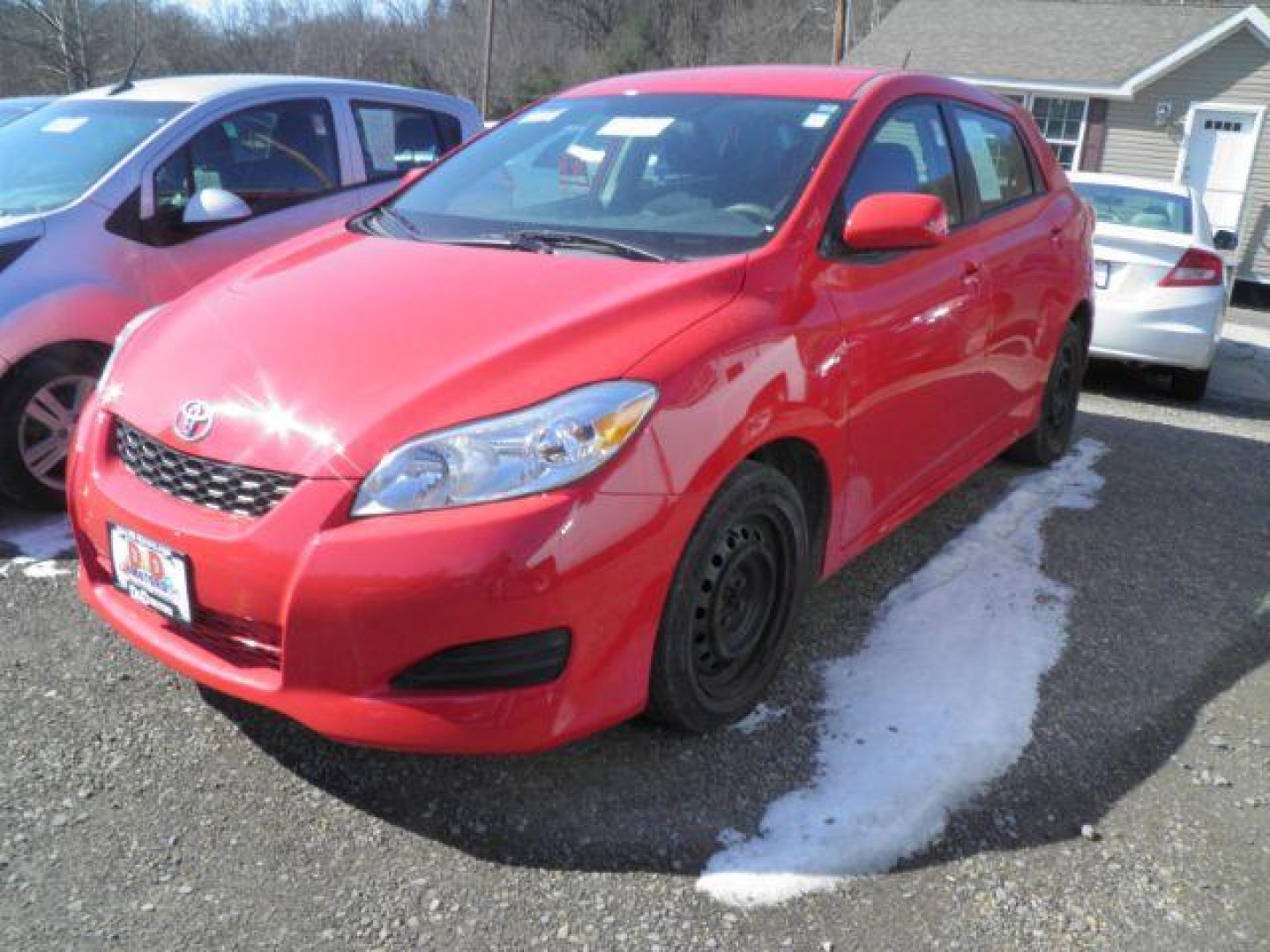 2010 Red Toyota Matrix Base 4-Speed AT (2T1KU4EE2AC) with an 1.8L I4 engine, AT transmission, located at 19521 New George's Creek Rd SW, Barton, MD, 21521, (301) 463-2404, 39.524323, -79.017906- Photo#0