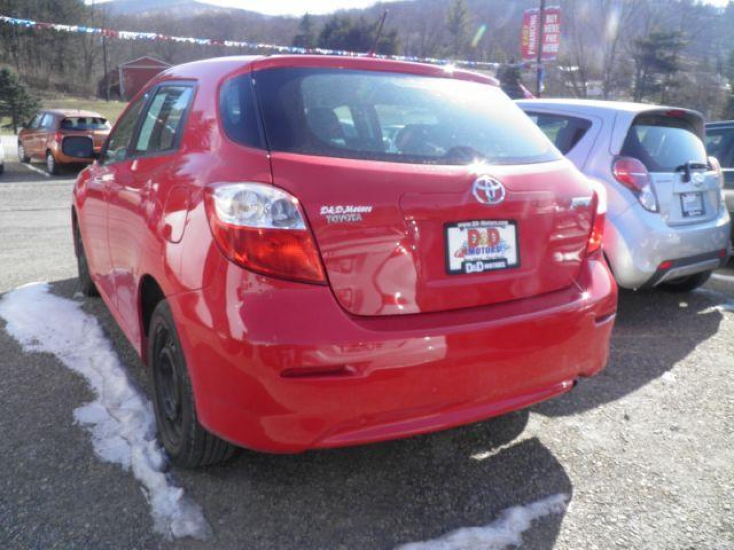 2010 Red Toyota Matrix Base 4-Speed AT (2T1KU4EE2AC) with an 1.8L I4 engine, AT transmission, located at 19521 New George's Creek Rd SW, Barton, MD, 21521, (301) 463-2404, 39.524323, -79.017906- Photo#5