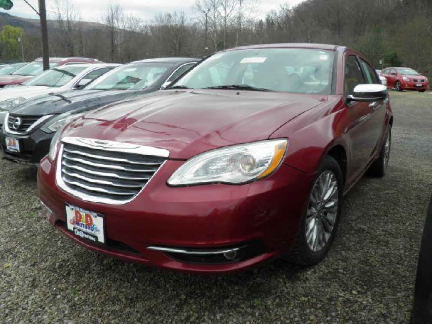 2011 RED Chrysler 200 Limited (1C3BC2FG4BN) with an 3.6L V6 engine, AT transmission, located at 19521 New George's Creek Rd SW, Barton, MD, 21521, (301) 463-2404, 39.524323, -79.017906 - Photo#0