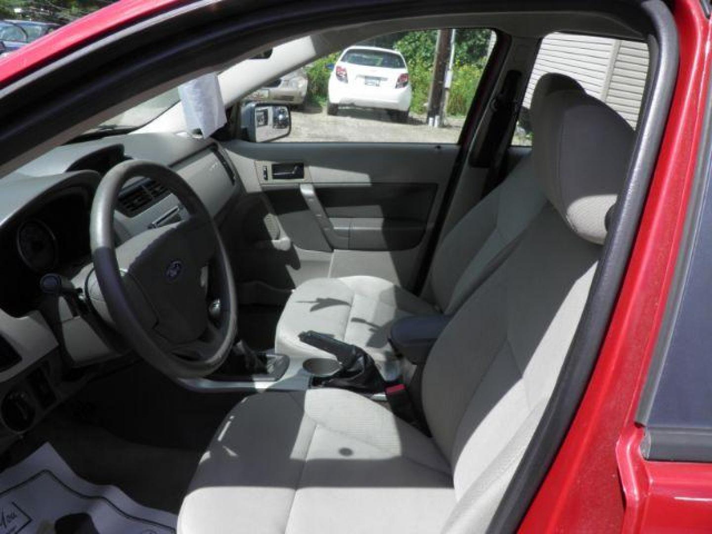 2011 RED Ford Focus S Sedan (1FAHP3EN6BW) with an 2.0L L4 DOHC 16V engine, 5SP transmission, located at 19521 New George's Creek Rd SW, Barton, MD, 21521, (301) 463-2404, 39.524323, -79.017906 - Photo#1