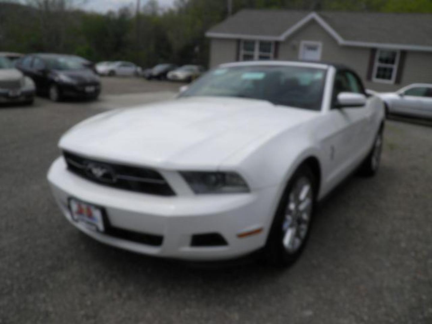 2011 WHITE Ford Mustang V6 Premium (1ZVBP8EM6B5) with an 3.7L V6 engine, located at 19521 New George's Creek Rd SW, Barton, MD, 21521, (301) 463-2404, 39.524323, -79.017906 - Photo#0