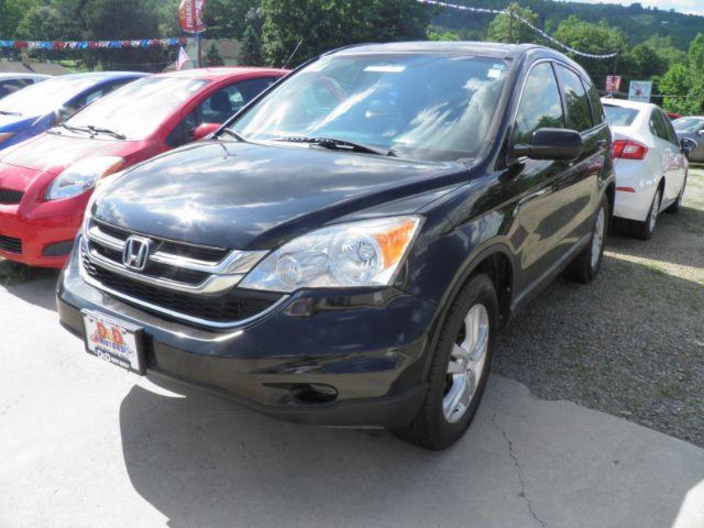 2011 Black Honda CR-V EX (JHLRE4H57BC) with an 2.4L I4 engine, located at 19521 New George's Creek Rd SW, Barton, MD, 21521, (301) 463-2404, 39.524323, -79.017906 - Photo#0