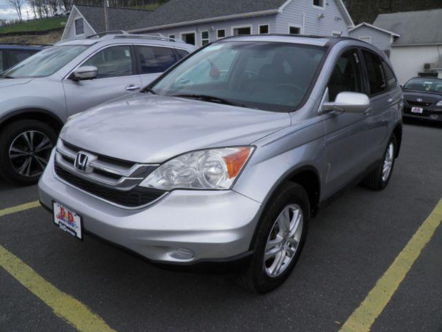 2011 Silver Honda CR-V EX-L (5J6RE4H78BL) with an 2.4L I4 engine, AT transmission, located at 15520 McMullen Hwy SW, Belair, MD, 21502, (301) 729-3700, 39.581375, -78.846451- Photo#0
