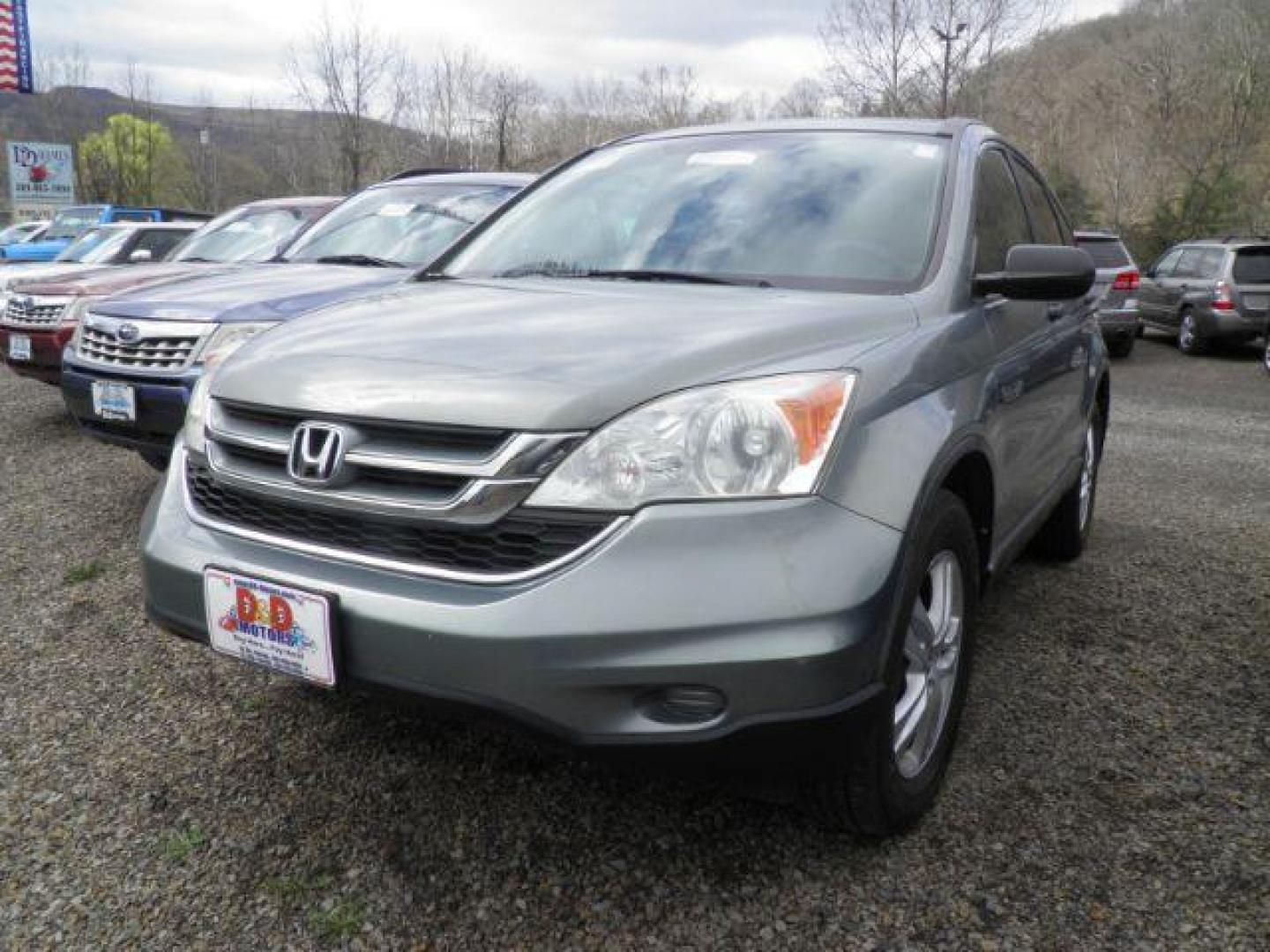 2011 GREEN Honda CR-V EX (5J6RE4H51BL) with an 2.4L L4 engine, AT transmission, located at 15520 McMullen Hwy SW, Belair, MD, 21502, (301) 729-3700, 39.581375, -78.846451 - Photo#0