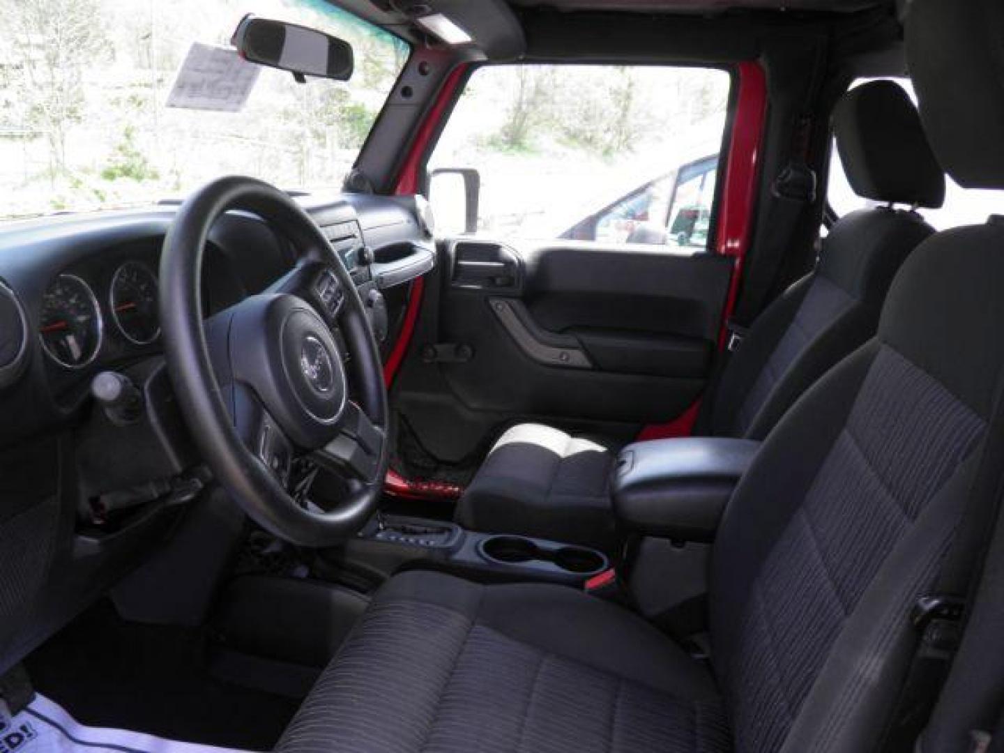 2011 RED Jeep Wrangler Sport 4WD (1J4AA2D14BL) with an 3.8 V6 engine, AT transmission, located at 15520 McMullen Hwy SW, Belair, MD, 21502, (301) 729-3700, 39.581375, -78.846451 - Photo#1
