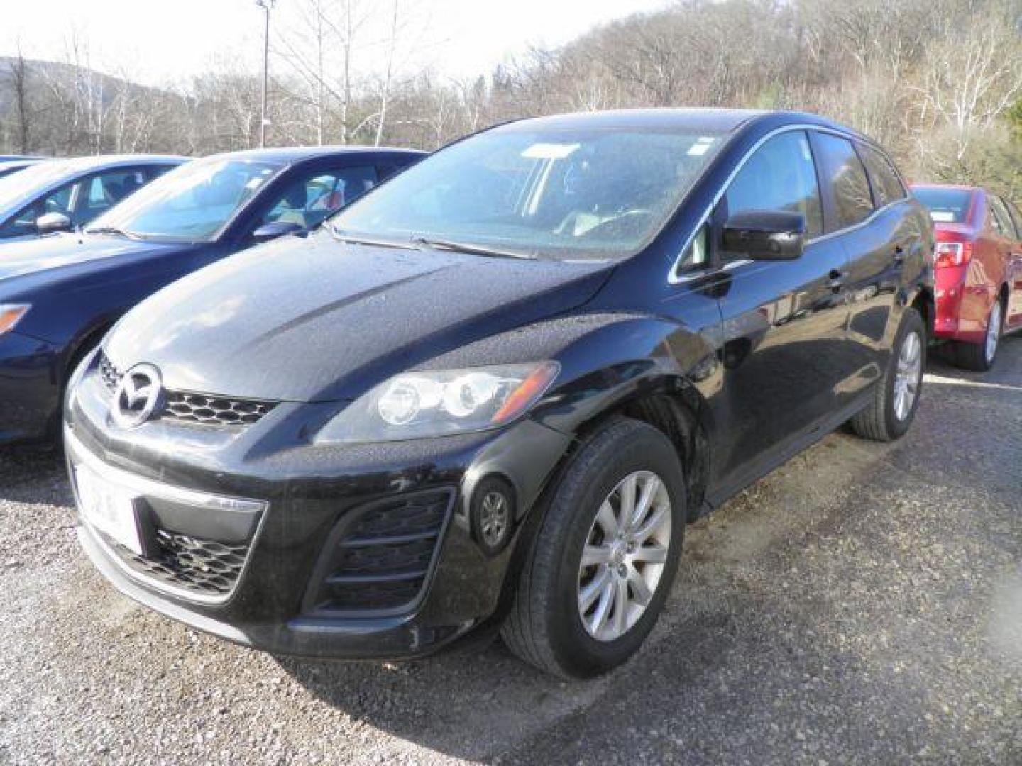 2011 BLACK Mazda CX-7 i Touring (JM3ER2CMXB0) with an 2.5 L4 engine, located at 19521 New George's Creek Rd SW, Barton, MD, 21521, (301) 463-2404, 39.524323, -79.017906 - Photo#0