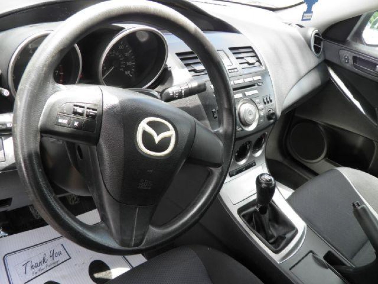 2011 BLACK Mazda MAZDA3 i Sport 4-Door (JM1BL1UF6B1) with an 2.0L L4 engine, 5SP transmission, located at 19521 New George's Creek Rd SW, Barton, MD, 21521, (301) 463-2404, 39.524323, -79.017906- Photo#2