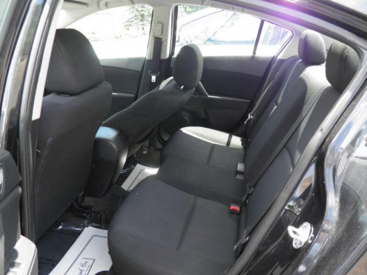 2011 BLACK Mazda MAZDA3 i Sport 4-Door (JM1BL1UF6B1) with an 2.0L L4 engine, 5SP transmission, located at 19521 New George's Creek Rd SW, Barton, MD, 21521, (301) 463-2404, 39.524323, -79.017906- Photo#3