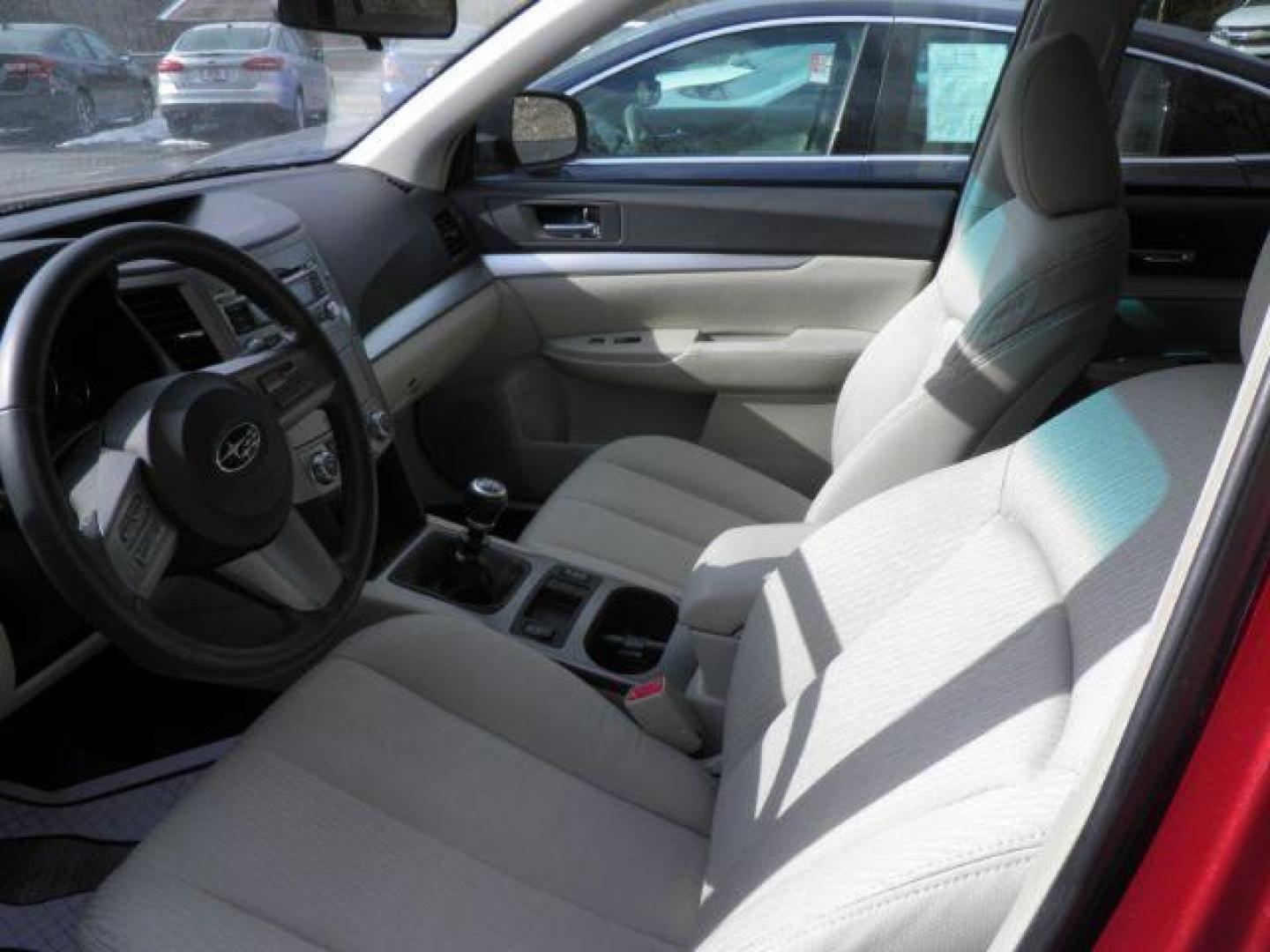 2011 RED Subaru Outback 2.5I Premium (4S4BRBCC4B1) with an 2.5 L4 engine, MAN transmission, located at 15520 McMullen Hwy SW, Belair, MD, 21502, (301) 729-3700, 39.581375, -78.846451 - Photo#1