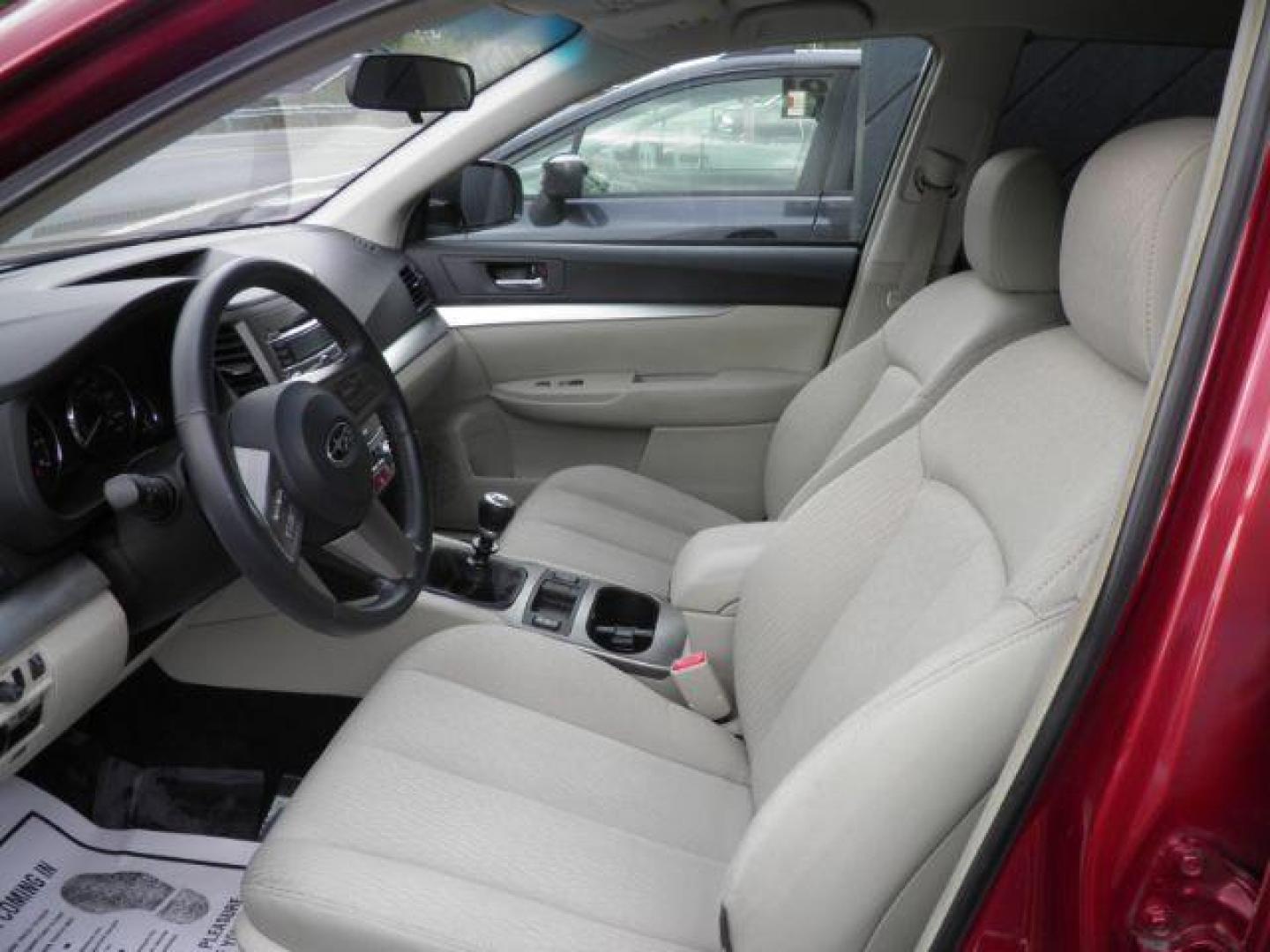 2011 Red Subaru Outback 2.5I Premium (4S4BRBCC4B1) with an 2.5L H4 engine, MAN transmission, located at 15520 McMullen Hwy SW, Belair, MD, 21502, (301) 729-3700, 39.581375, -78.846451 - Photo#1