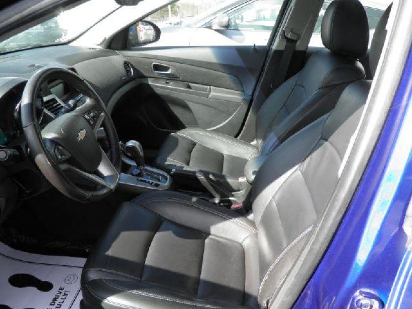 2012 BLUE Chevrolet Cruze LTZ (1G1PH5SC8C7) with an 1.4L L4 DOHC 16V TURBO engine, 6SP AT transmission, located at 15520 McMullen Hwy SW, Belair, MD, 21502, (301) 729-3700, 39.581375, -78.846451- Photo#1