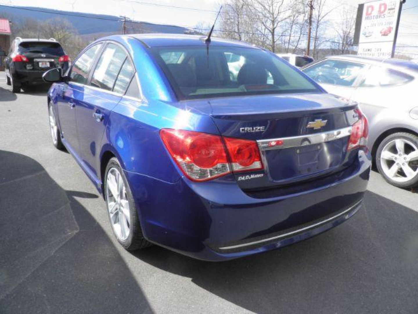 2012 BLUE Chevrolet Cruze LTZ (1G1PH5SC8C7) with an 1.4L L4 DOHC 16V TURBO engine, 6SP AT transmission, located at 15520 McMullen Hwy SW, Belair, MD, 21502, (301) 729-3700, 39.581375, -78.846451- Photo#4