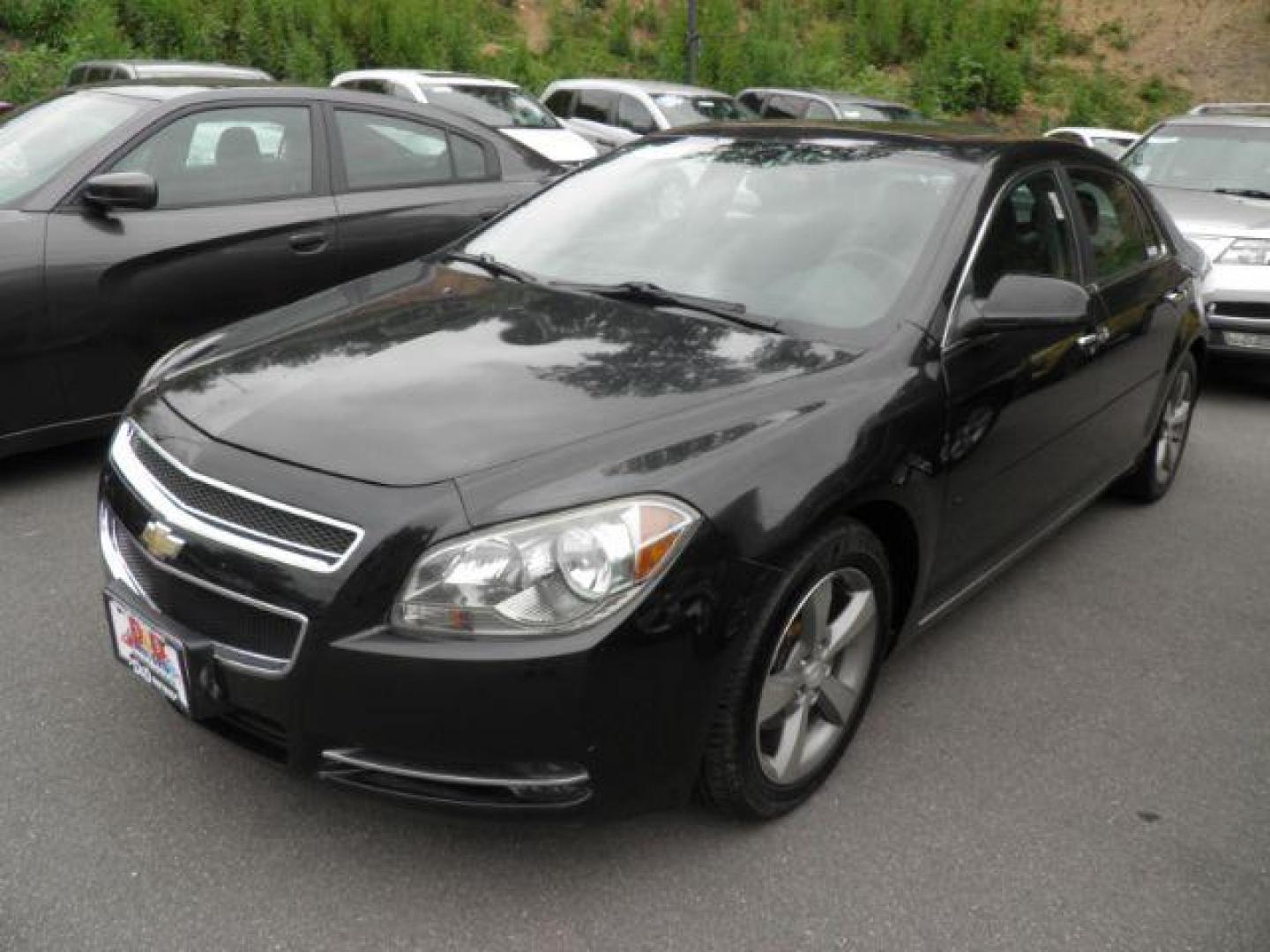 2012 Black Chevrolet Malibu 1LT (1G1ZC5E01CF) with an 2.4L I4 engine, AT transmission, located at 15520 McMullen Hwy SW, Belair, MD, 21502, (301) 729-3700, 39.581375, -78.846451 - Photo#0