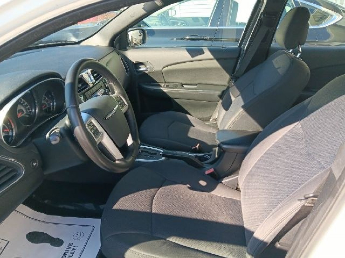 2012 WHITE Chrysler 200 Touring (1C3CCBBG3CN) with an 2.4L L4 engine, AT transmission, located at 15520 McMullen Hwy SW, Belair, MD, 21502, (301) 729-3700, 39.581375, -78.846451- Photo#1