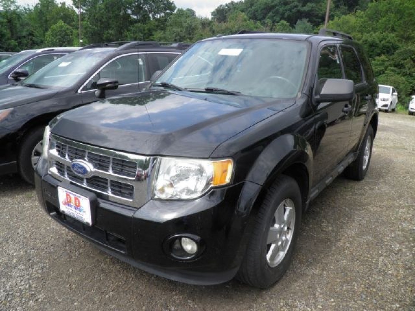 2012 BLACK Ford Escape XLT (1FMCU0D77CK) with an 2.5 L4 engine, AT transmission, located at 19521 New George's Creek Rd SW, Barton, MD, 21521, (301) 463-2404, 39.524323, -79.017906- Photo#0