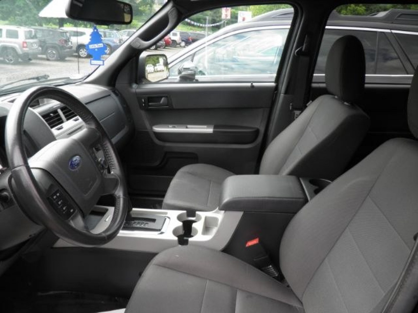 2012 BLACK Ford Escape XLT (1FMCU0D77CK) with an 2.5 L4 engine, AT transmission, located at 19521 New George's Creek Rd SW, Barton, MD, 21521, (301) 463-2404, 39.524323, -79.017906- Photo#1