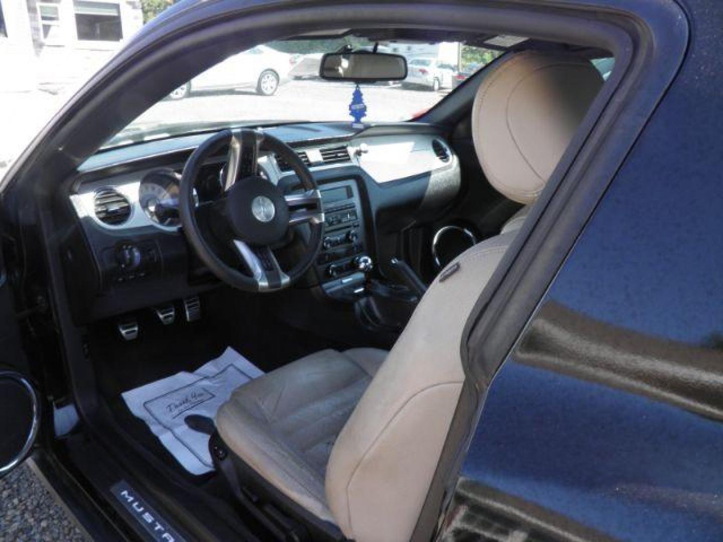 2012 Black Ford Mustang V6 Coupe (1ZVBP8AM6C5) with an 3.7L V6 engine, located at 19521 New George's Creek Rd SW, Barton, MD, 21521, (301) 463-2404, 39.524323, -79.017906 - Photo#1