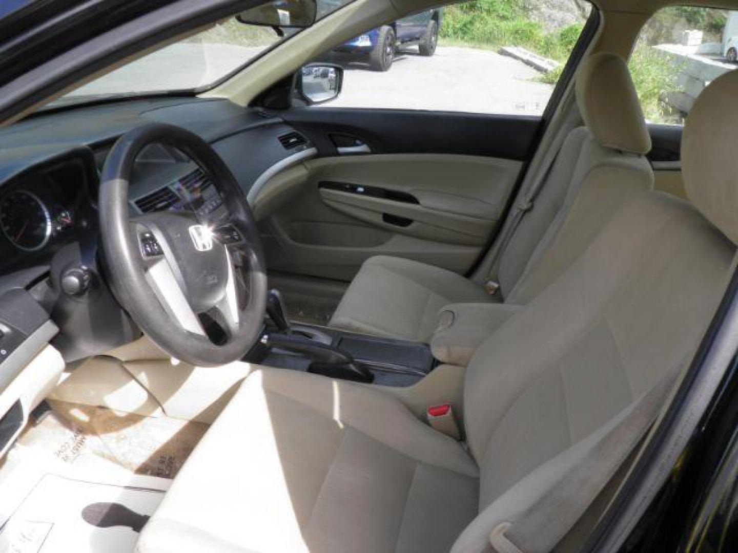 2012 Black Honda Accord LX Sedan AT (1HGCP2F37CA) with an 2.4L I4 engine, AT transmission, located at 19521 New George's Creek Rd SW, Barton, MD, 21521, (301) 463-2404, 39.524323, -79.017906 - Photo#1