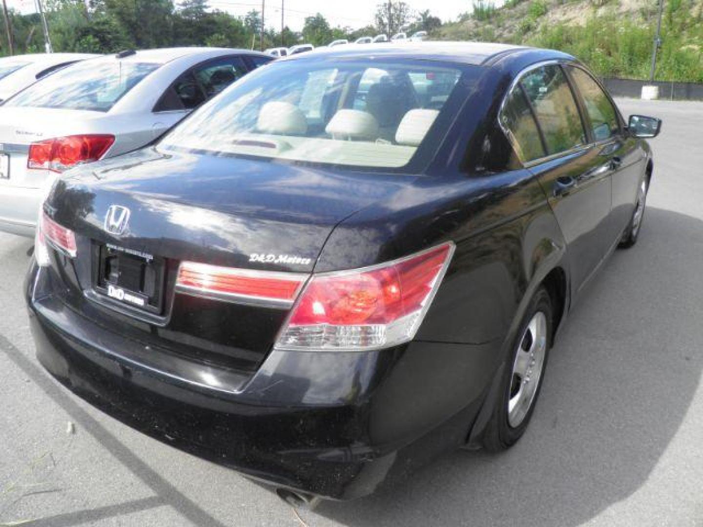 2012 Black Honda Accord LX Sedan AT (1HGCP2F37CA) with an 2.4L I4 engine, AT transmission, located at 19521 New George's Creek Rd SW, Barton, MD, 21521, (301) 463-2404, 39.524323, -79.017906 - Photo#4