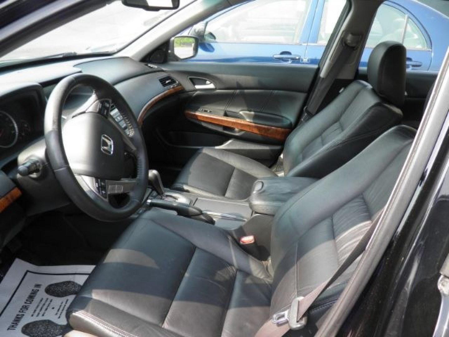 2012 BLACK Honda Accord 3.5 EX-L (1HGCP3F81CA) with an 3.7L V6 engine, AT transmission, located at 15520 McMullen Hwy SW, Belair, MD, 21502, (301) 729-3700, 39.581375, -78.846451- Photo#1