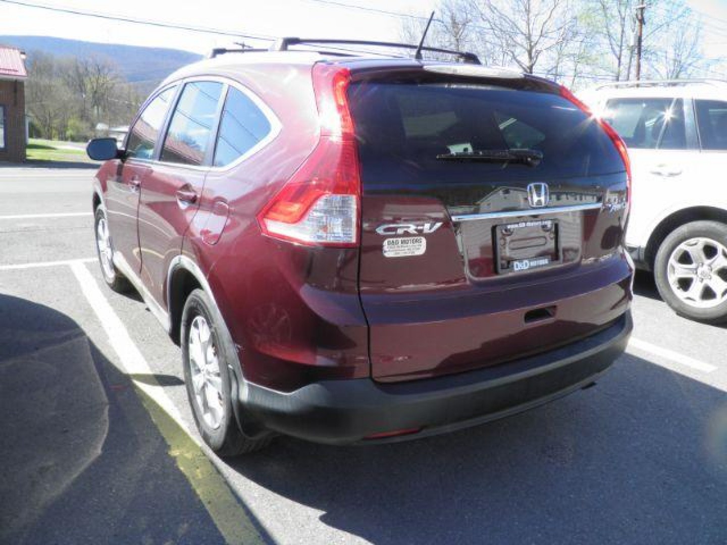 2012 MAROON Honda CR-V EX (5J6RM4H5XCL) with an 2.4L L4 engine, located at 15520 McMullen Hwy SW, Belair, MD, 21502, (301) 729-3700, 39.581375, -78.846451 - Photo#5