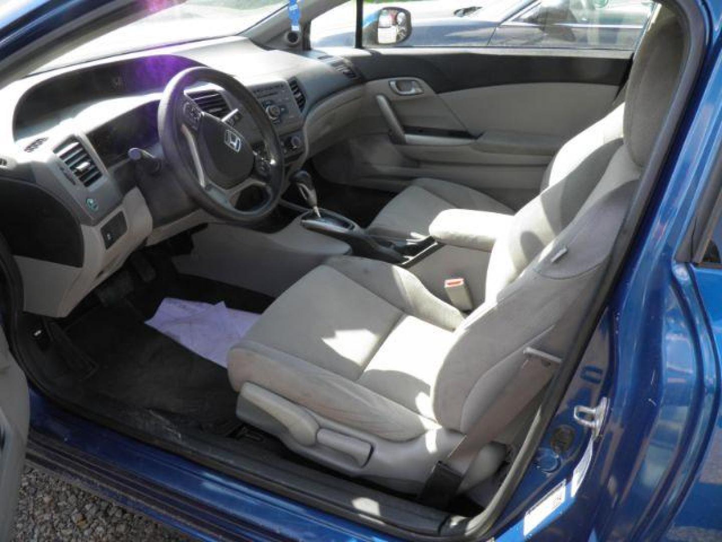 2012 BLUE HONDA CIVIC LX Coupe 5-Speed AT (2HGFG3B54CH) with an 2.3l L4 engine, AT transmission, located at 19521 New George's Creek Rd SW, Barton, MD, 21521, (301) 463-2404, 39.524323, -79.017906 - Photo#1