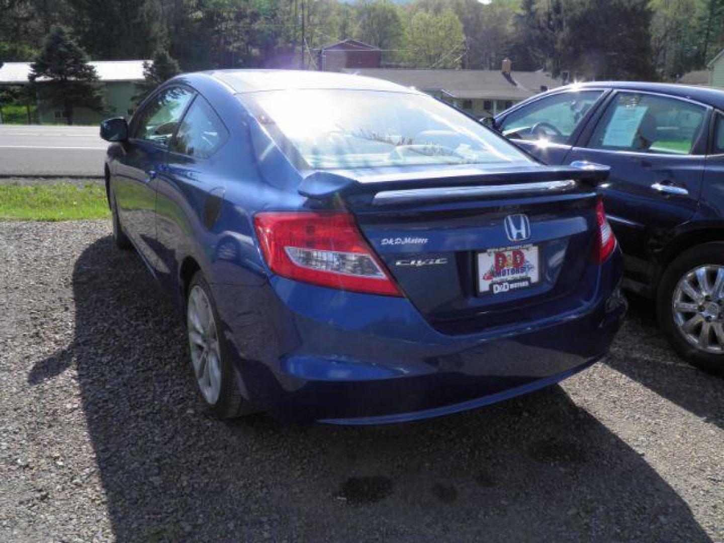 2012 BLUE HONDA CIVIC LX Coupe 5-Speed AT (2HGFG3B54CH) with an 2.3l L4 engine, AT transmission, located at 19521 New George's Creek Rd SW, Barton, MD, 21521, (301) 463-2404, 39.524323, -79.017906 - Photo#2